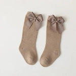 جوارب طفلة صغيرة - نمط إسباني - قطن بفيونكة - OMOMA