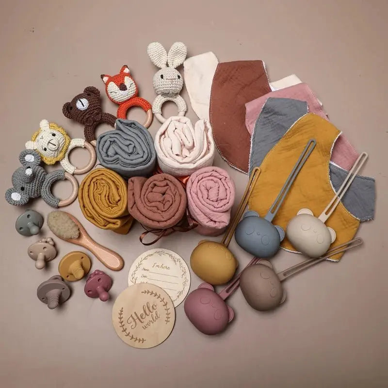 هدية المولود الجديد - صندوق استحمام الطفل - OMOMA - BOX - 003 - OMOMA