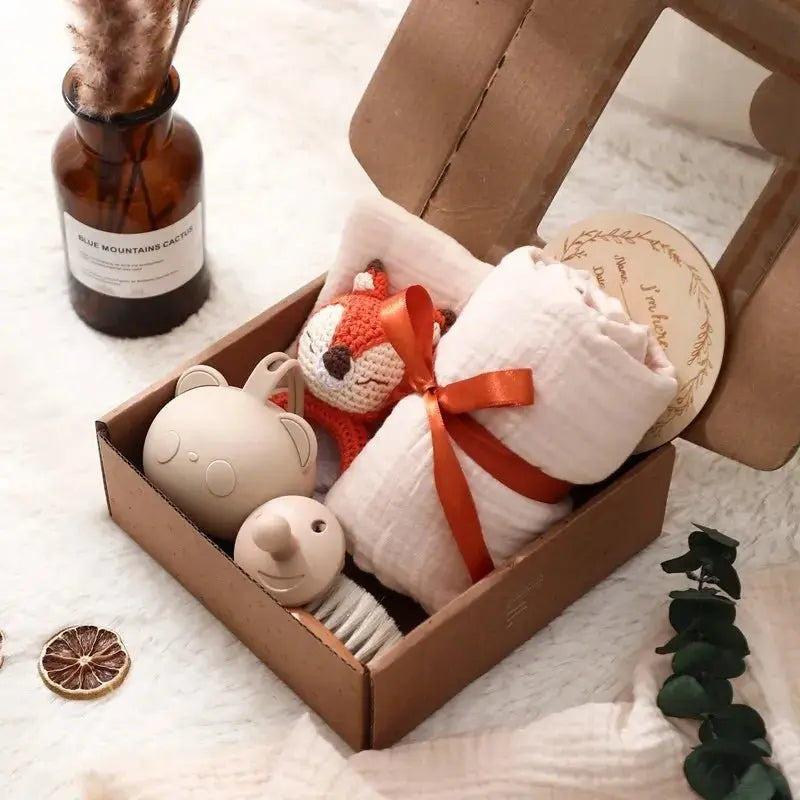 هدية المولود الجديد - صندوق استحمام الطفل - OMOMA - BOX - 003 - OMOMA