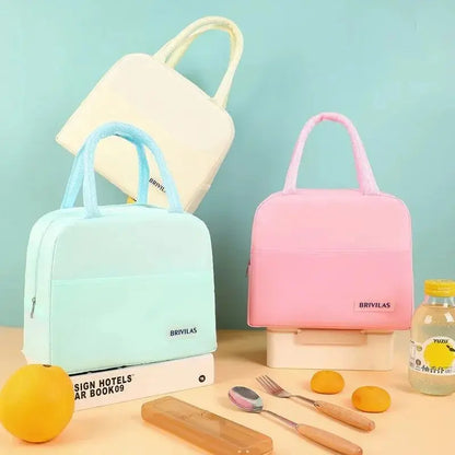 حقيبة عزل محمولة قطعة واحدة، حقيبة صندوق غداء للموظفين مع رقائق ألمنيوم سميكة، حقيبة بينتو للنزهات - OMOMA