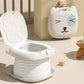 قعادة محمولة على شكل قطة لطيفة، مرحاض أطفال قابل للطي - OMOMA