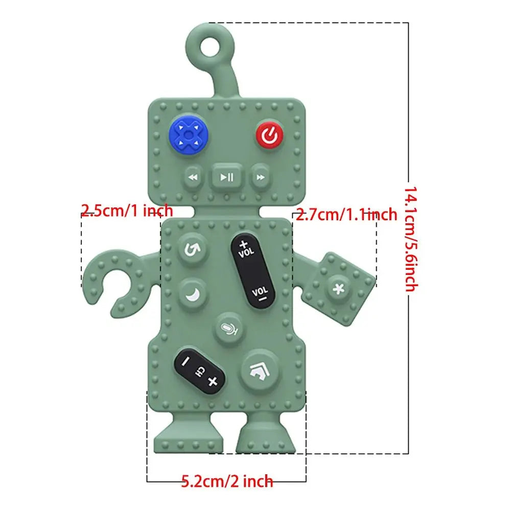 لعبة عضاضة أطفال سيليكون على شكل جهاز تحكم عن بعد - OMOMA