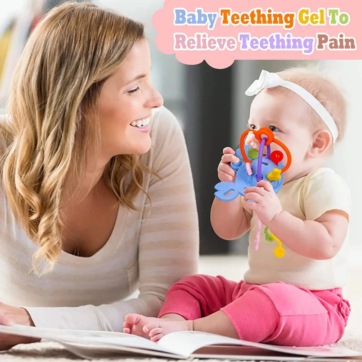 لعبة عضاضة أطفال سيليكون على شكل جهاز تحكم عن بعد - OMOMA