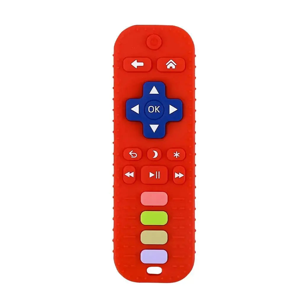 لعبة عضاضة أطفال سيليكون على شكل جهاز تحكم عن بعد - OMOMA