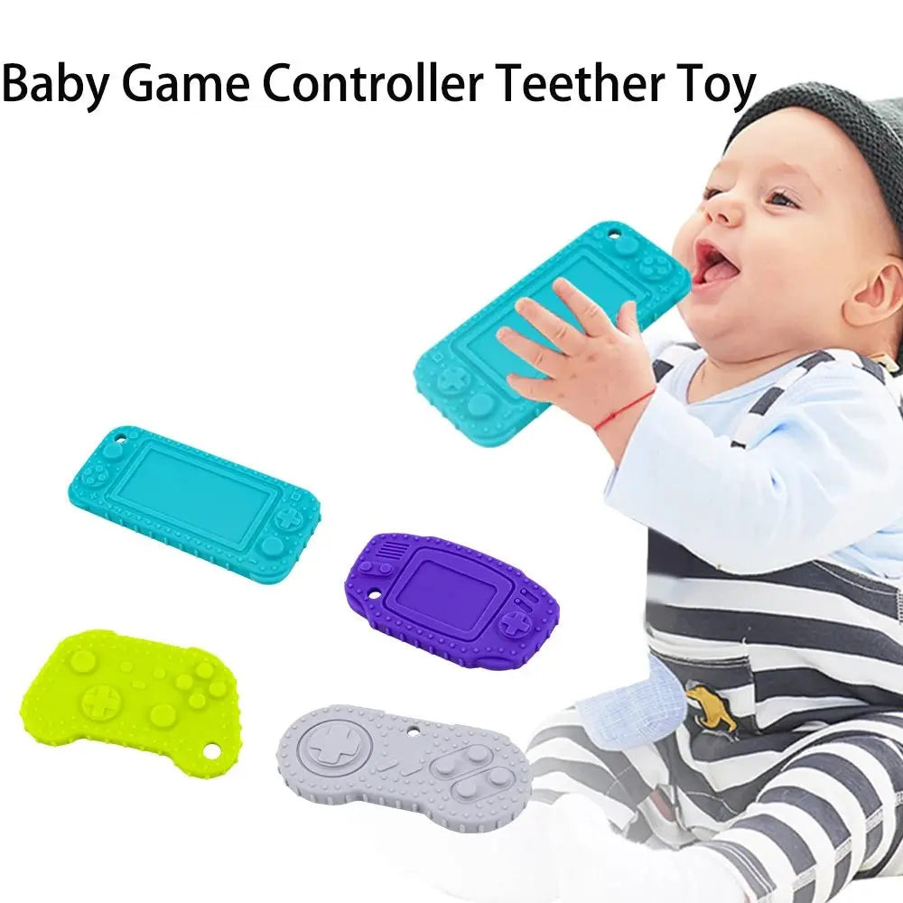 لعبة عضاضة أطفال سيليكون على شكل جهاز تحكم عن بعد - OMOMA