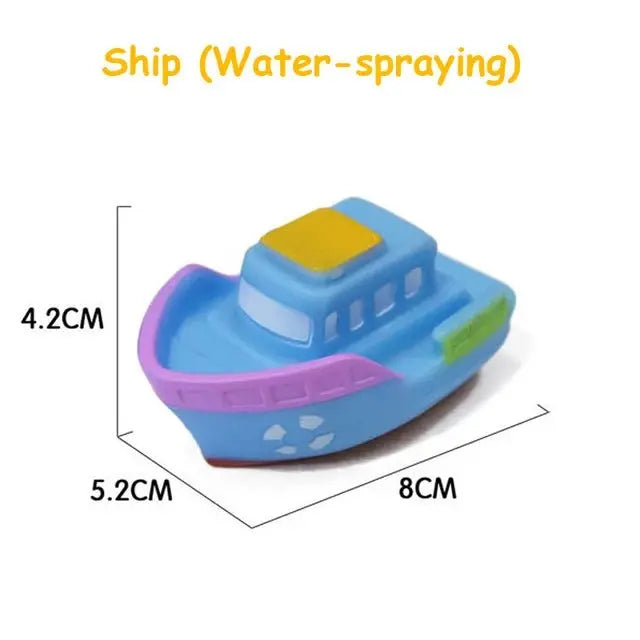لعبة استحمام الطفل - ألعاب مائية للسباحة كرتونية مطاط ناعم - OMOMA