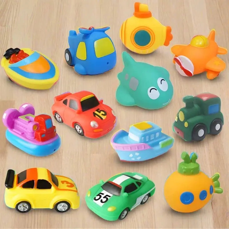 لعبة استحمام الطفل - ألعاب مائية للسباحة كرتونية مطاط ناعم - OMOMA