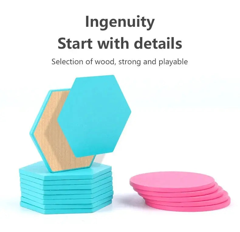 Jigsaw Puzzle Board - Montessori Toys - OMOMA