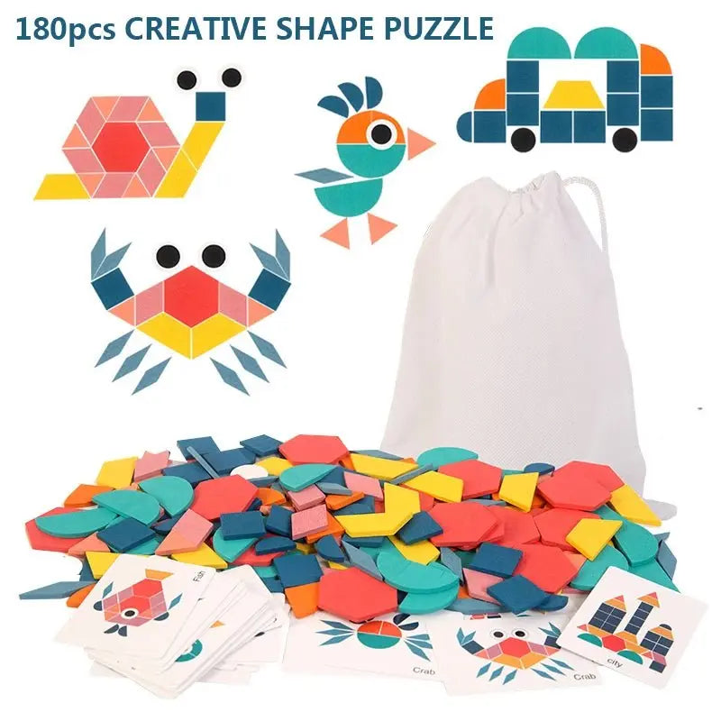 Jigsaw Puzzle Board - Montessori Toys - OMOMA