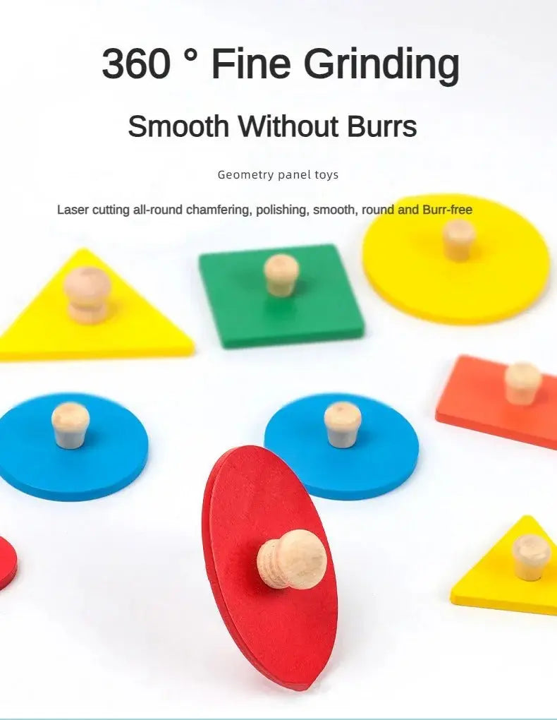 لوحة هندسية وسائل تعليمية منتسوري - OMOMA