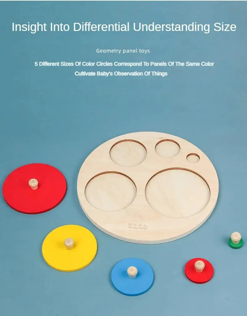 لوحة هندسية وسائل تعليمية منتسوري - OMOMA