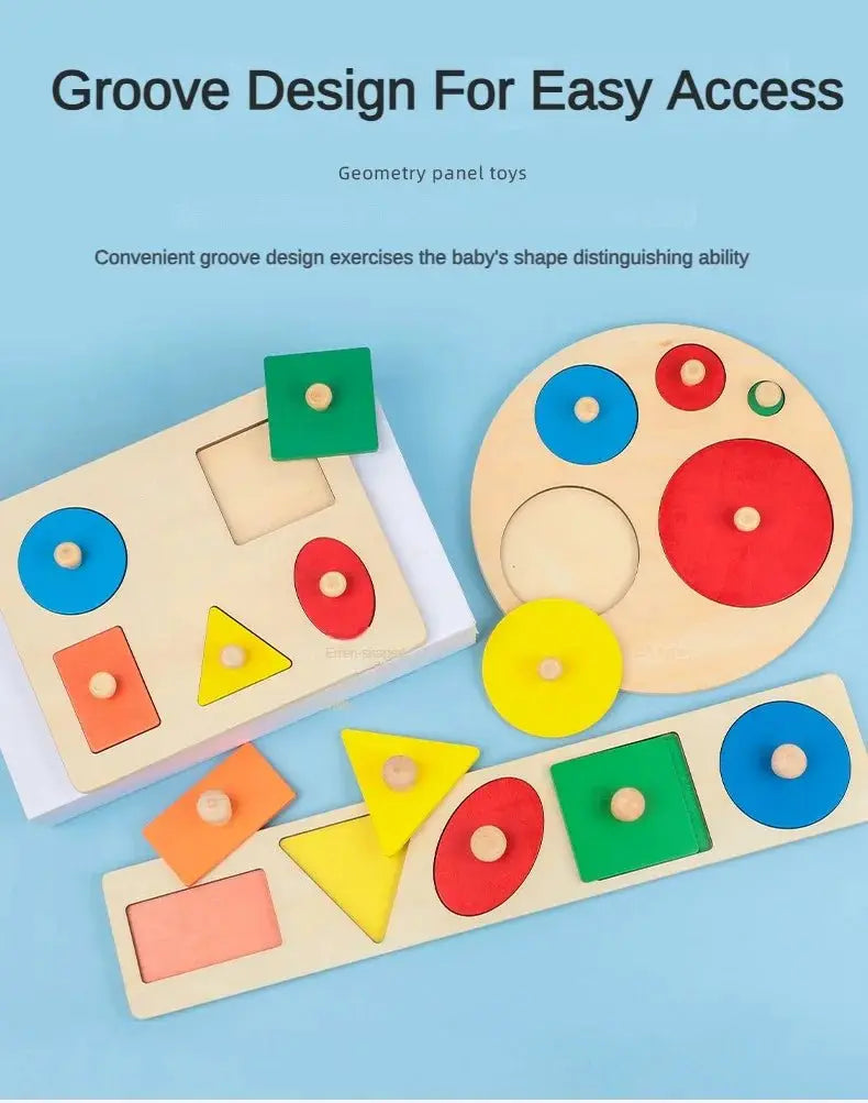 لوحة هندسية وسائل تعليمية منتسوري - OMOMA