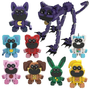 مكعبات بناء الكائنات المبتسمة - ألعاب أطفال - OMOMA