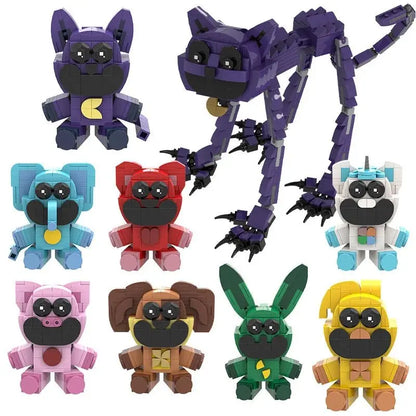 مكعبات بناء الكائنات المبتسمة - ألعاب أطفال - OMOMA