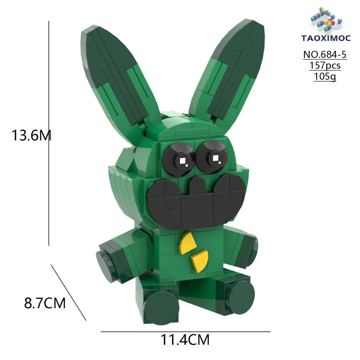 مكعبات بناء الكائنات المبتسمة - ألعاب أطفال - OMOMA