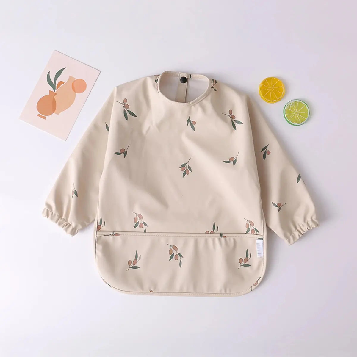 مرايل سيليكون للأطفال - أكمام طويلة - OMOMA