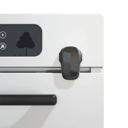 SAFELON عبوة واحدة قفل باب فرن لسلامة الطفل، قفل فرن بزر مزدوج لسلامة المطبخ - OMOMA