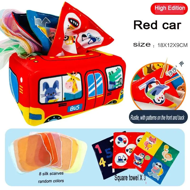 صناديق مناديل منتسوري للأطفال ألعاب أطفال - OMOMA