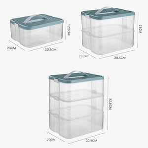 صندوق تخزين ألعاب مكعبات البناء (ليغو) - منظم - OMOMA