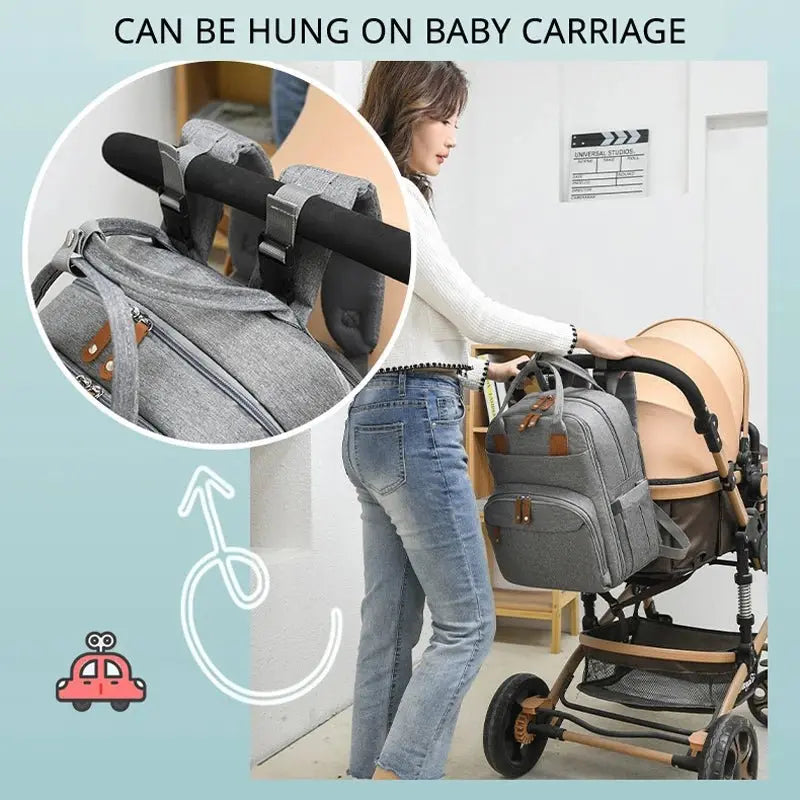 سرير أطفال ممتد - حقيبة الأم - OMOMA