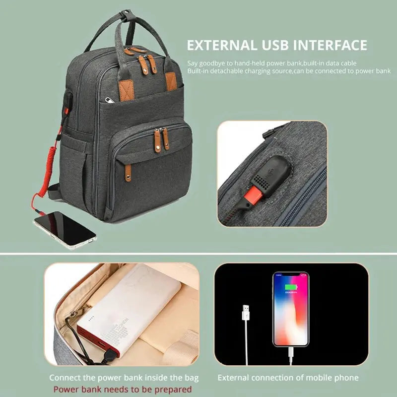 سرير أطفال ممتد - حقيبة الأم - OMOMA