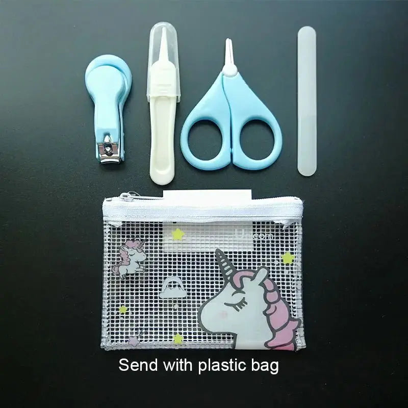 طقم العناية بالأظافر للمواليد الجدد (4 قطع/مجموعة آمنة) - OMOMA