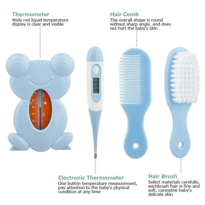 طقم الرعاية الصحية والنظافة للطفل (13 قطعة/مجموعة) - OMOMA