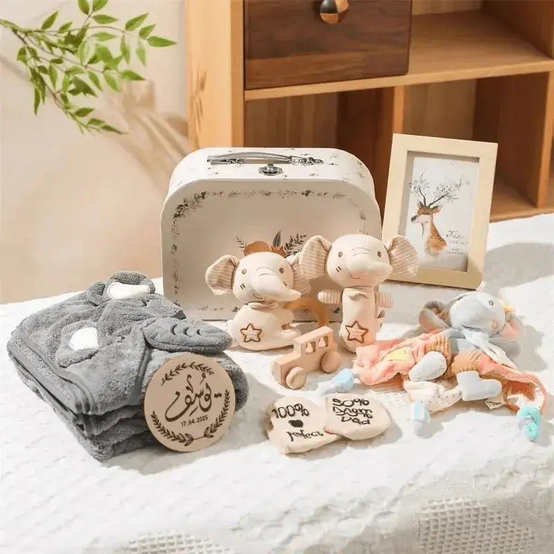 طقم استحمام الطفل - مثالي كهدية - OMOMA